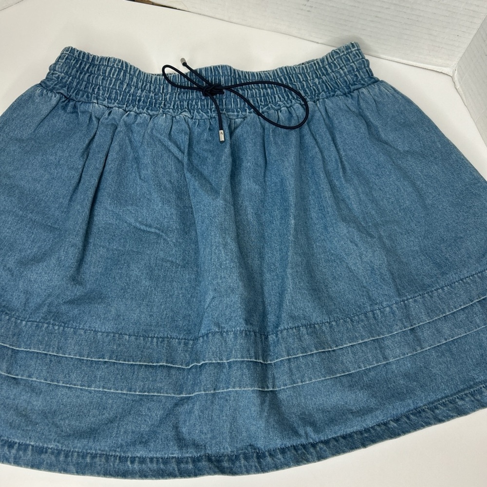 Blue Denim Mini Skirt Kate Spade Saturday Line Fit & Flare